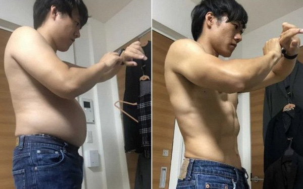 Anh chàng Nhật Bản chia sẻ bài tập thể dục 4 phút mỗi ngày giúp anh có được cơ bụng 6 múi chỉ sau 5 tháng