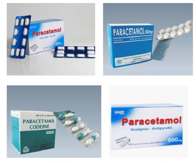 Paracetamol (acetaminophen 500mg): Thuốc giảm đau, hạ sốt