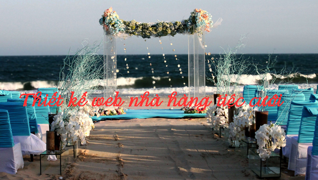 Thiết kế web nhà hàng tiệc cưới - website nhà hàng - mypage.vn