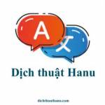 Dịch thuật Hanu Công ty Profile Picture