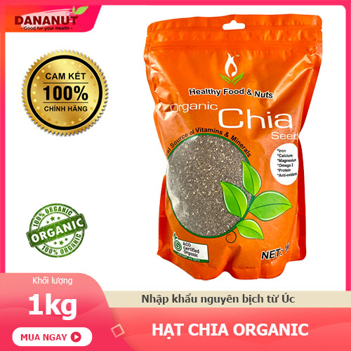 Organic Chia Seed - Healthy Food & Nuts. Nhập khẩu chính hãng nguyên bịch