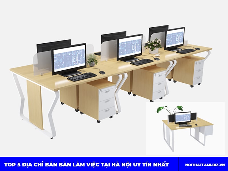 Top 5 địa chỉ bán bàn làm việc tại Hà Nội uy tín nhất