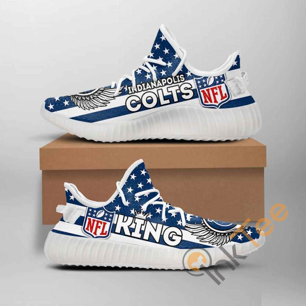 Indianapolis Colts Kings Nfl Amazon Best Selling Yeezy Boost - Golden and Hoodie