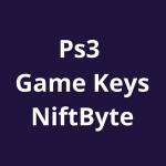 Ps3 Game Keys NiftByte