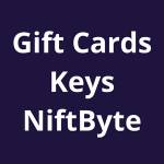 Gift Cards Keys NiftByte