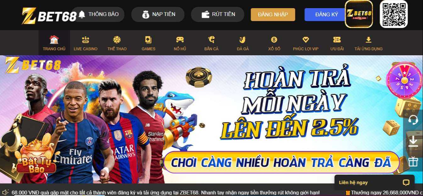 Zbet68 Com - Đăng Ký Mới Và Tải App Nhận Ngay 68K...