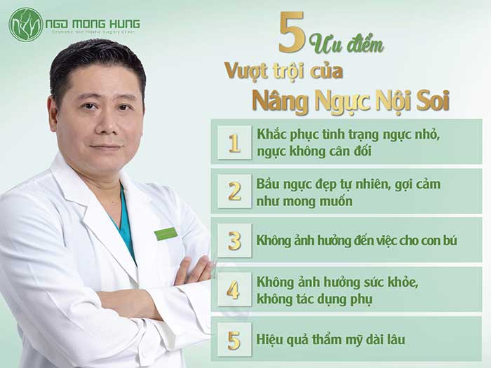 Nâng ngực nội soi giá bao nhiêu tiền? Bảng giá mới nhất 2023