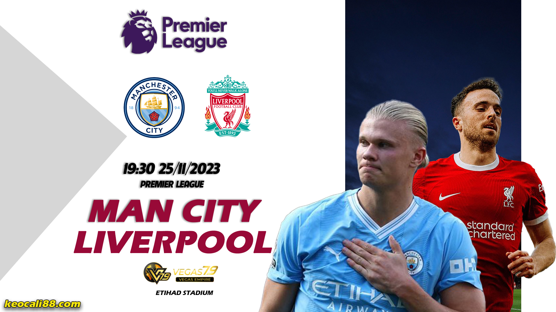 Soi kèo Man City vs Liverpool 25/11 - vòng 13 Premier League